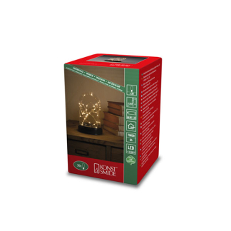 Konstsmide Kerst stolp | Konstsmide | 17.5 cm (30 leds, Timer, Batterijen, Extra warm wit) 1215-877 K151001621 - 3