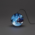 Konstsmide Kerstbol met kerstman en slee | Konstsmide | Ø 10 cm (Bewegend beeld, Timer, USB kabel, Binnen) 1550-700 K150303770 - 3