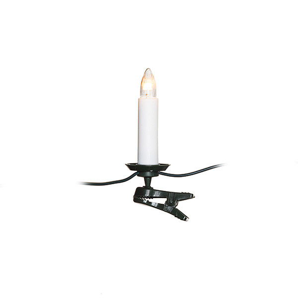 Konstsmide Kerstboomverlichting kaars | Konstsmide | 13.6 meter (25 leds, Dimbaar, Binnen, Warm wit) 2032-000 K151001245 - 1