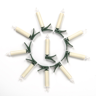 Konstsmide Kerstboomverlichting kaars | Konstsmide (Led, 10 stuks, Batterij, Snoerloos, Binnen) 1901-100 K150302814 - 2