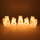 Konstsmide Kerstfiguur eekhoorn | Konstsmide | 12 cm | 5 stuks (5x8 leds, Acryl, Binnen/Buiten) 6287-103 K151001237 - 3
