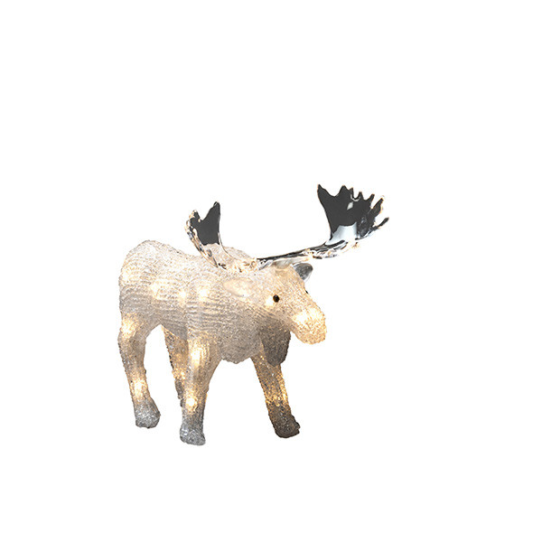 Konstsmide Kerstfiguur eland | Konstsmide | 27 x 21 cm (24 leds, Batterijen, USB, Timer, Binnen/Buiten) 6225-103 K151001235 - 2