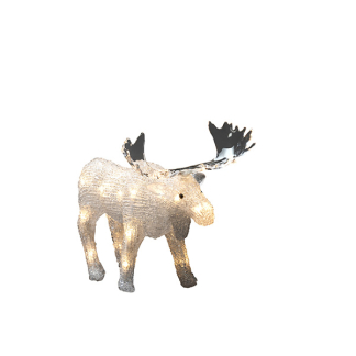 Konstsmide Kerstfiguur eland | Konstsmide | 27 x 21 cm (24 leds, Batterijen, USB, Timer, Binnen/Buiten) 6225-103 K151001235