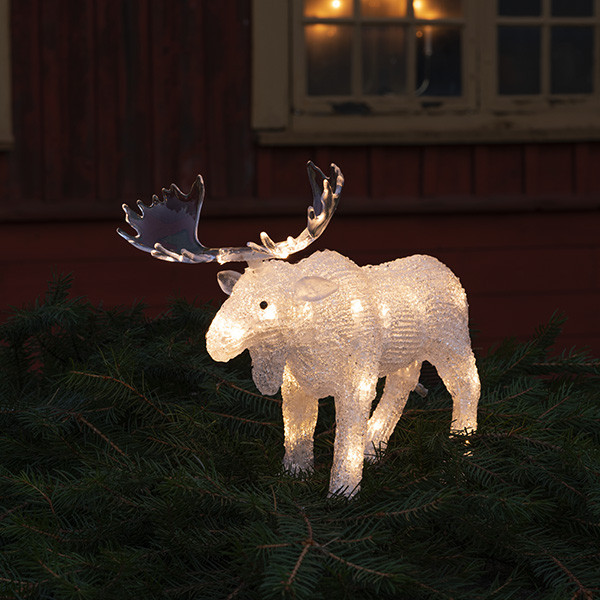 Konstsmide Kerstfiguur eland | Konstsmide | 27 x 21 cm (24 leds, Batterijen, USB, Timer, Binnen/Buiten) 6225-103 K151001235 - 4