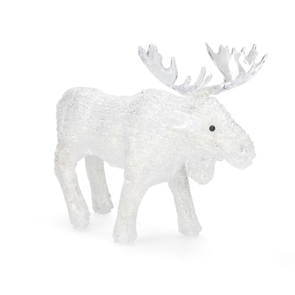 Konstsmide Kerstfiguur eland | Konstsmide | 27 x 21 cm (24 leds, Batterijen, USB, Timer, Binnen/Buiten) 6225-103 K151001235 - 1