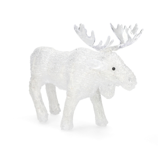 Konstsmide Kerstfiguur eland | Konstsmide | 27 x 21 cm (24 leds, Batterijen, USB, Timer, Binnen/Buiten) 6225-103 K151001235