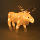 Konstsmide Kerstfiguur eland | Konstsmide | 27 x 21 cm (24 leds, Batterijen, USB, Timer, Binnen/Buiten) 6225-103 K151001235 - 5