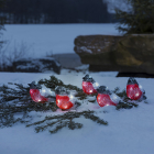 Konstsmide Kerstfiguur goudvink | Konstsmide | 15 cm | 5 stuks (5x8 leds, Acryl, Binnen/Buiten) 6269-203 K151001243 - 5