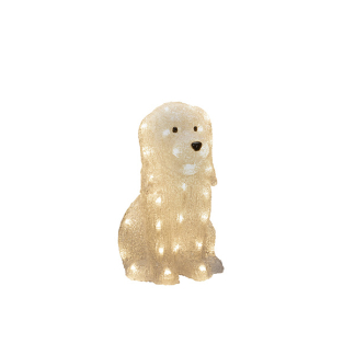 Konstsmide Kerstfiguur hond | Konstsmide | 12 cm (40 leds, Acryl, Binnen/Buiten) 6299-103 K151001238
