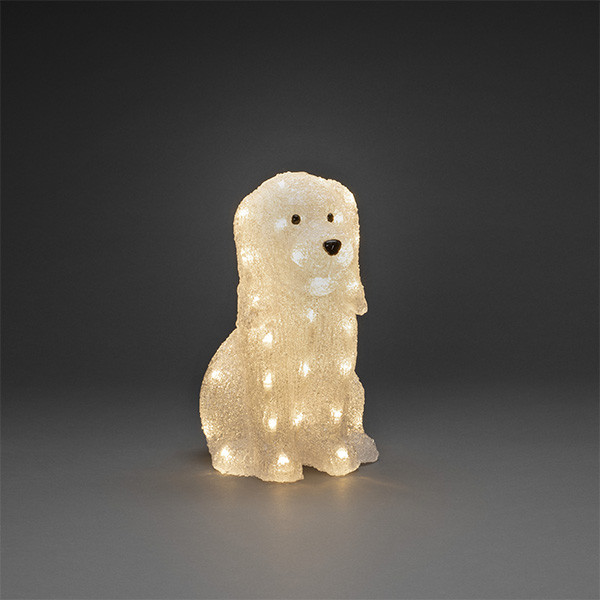 Konstsmide Kerstfiguur hond | Konstsmide | 12 cm (40 leds, Acryl, Binnen/Buiten) 6299-103 K151001238 - 4
