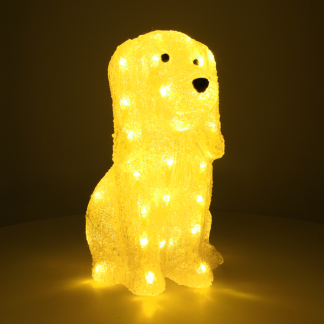 Konstsmide Kerstfiguur hond | Konstsmide | 12 cm (40 leds, Acryl, Binnen/Buiten) 6299-103 K151001238 - 3