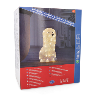 Konstsmide Kerstfiguur hond | Konstsmide | 12 cm (40 leds, Acryl, Binnen/Buiten) 6299-103 K151001238 - 7