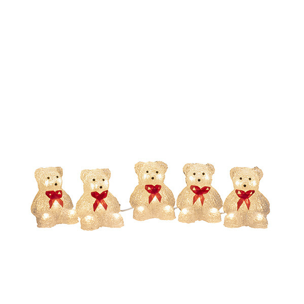 Konstsmide Kerstfiguur ijsbeer | Konstsmide | 12 cm | 5 stuks (5x8 leds, Acryl, Binnen/Buiten) 6231-103 K151001236 - 2