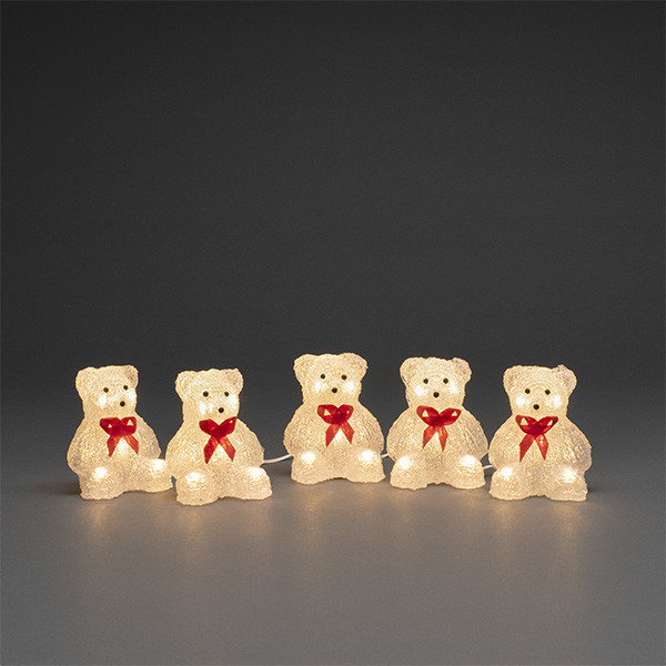 Konstsmide Kerstfiguur ijsbeer | Konstsmide | 12 cm | 5 stuks (5x8 leds, Acryl, Binnen/Buiten) 6231-103 K151001236 - 4