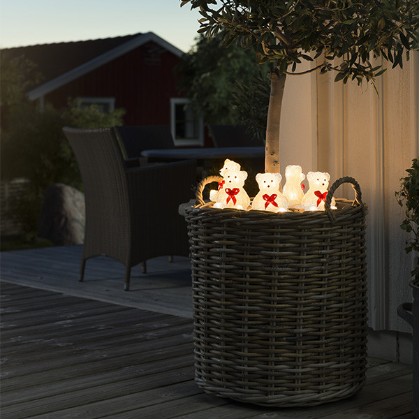Konstsmide Kerstfiguur ijsbeer | Konstsmide | 12 cm | 5 stuks (5x8 leds, Acryl, Binnen/Buiten) 6231-103 K151001236 - 5