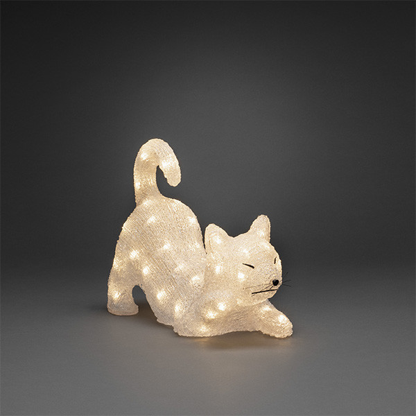 Konstsmide Kerstfiguur kat | Konstsmide | 28 cm (48 leds, Acryl, Binnen/Buiten) 6230-103 K151001239 - 3