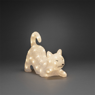 Konstsmide Kerstfiguur kat | Konstsmide | 28 cm (48 leds, Acryl, Binnen/Buiten) 6230-103 K151001239 - 2