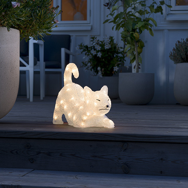 Konstsmide Kerstfiguur kat | Konstsmide | 28 cm (48 leds, Acryl, Binnen/Buiten) 6230-103 K151001239 - 4
