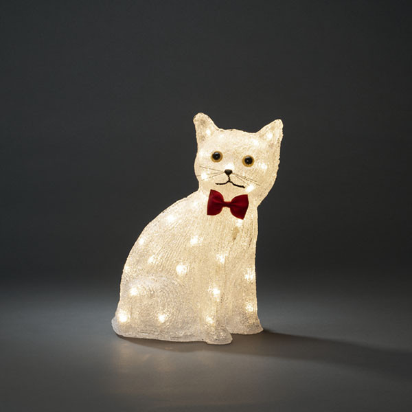 Konstsmide Kerstfiguur kat | Lumineo | 34 cm (40 leds, Binnen/Buiten) 6259-103 K151001622 - 2