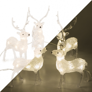 Konstsmide Kerstfiguur rendier | 19 cm | Konstsmide (5x8 LEDs, Binnen/Buiten, 5 stuks) 6288-103 K150303747 - 