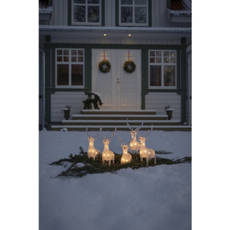 Konstsmide Kerstfiguur rendier | 19 cm | Konstsmide (5x8 leds, Binnen/Buiten, 5 stuks) 6288-103 K150303747 - 4