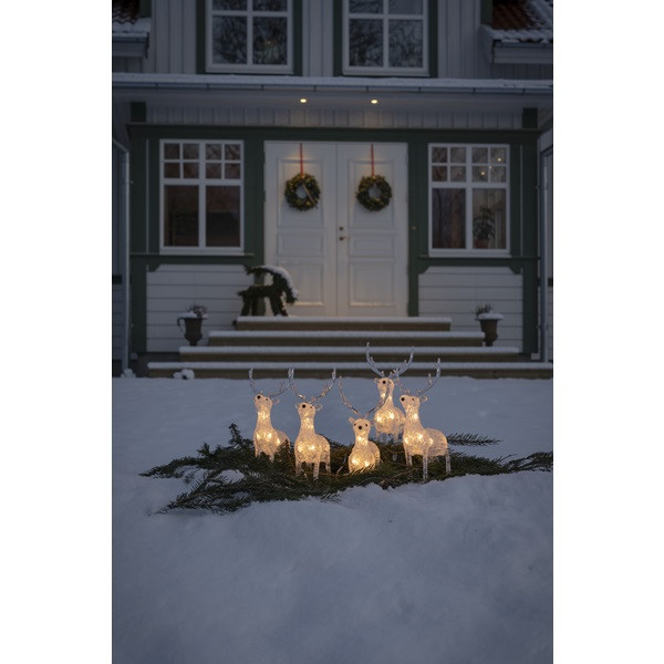 Konstsmide Kerstfiguur rendier | Konstsmide | 19 cm | 5 stuks (5x8 leds, Binnen/Buiten) 6288-103 K150303747 - 4