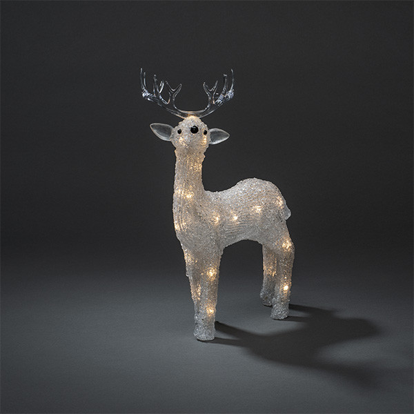 Konstsmide Kerstfiguur rendier | Konstsmide | 19 x 31.5 cm (24 leds, Batterijen, USB, Timer, Binnen/Buiten) 6224-103 K151001234 - 4