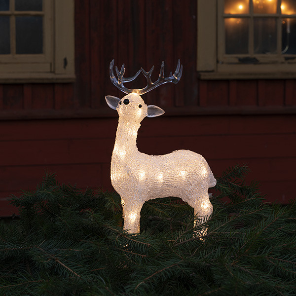 Konstsmide Kerstfiguur rendier | Konstsmide | 19 x 31.5 cm (24 leds, Batterijen, USB, Timer, Binnen/Buiten) 6224-103 K151001234 - 5