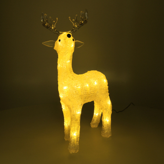 Konstsmide Kerstfiguur rendier | Konstsmide | 19 x 31.5 cm (24 leds, Batterijen, USB, Timer, Binnen/Buiten) 6224-103 K151001234 - 3