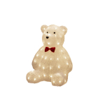 Konstsmide Kerstfiguur teddybeer | Lumineo | 38 cm (64 leds, Binnen/Buiten) 6246-103 K151001623 - 1