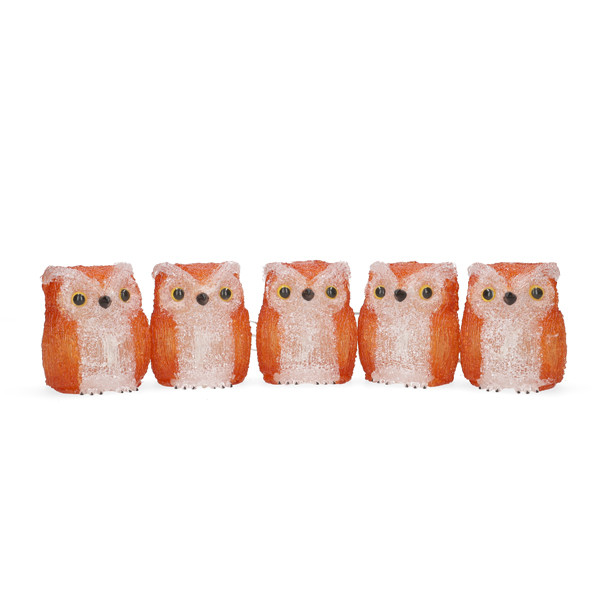 Konstsmide Kerstfiguur uil | Konstsmide | 10 cm | 5 stuks (5x8 leds, Acryl, Binnen/Buiten) 6135-103 K151001242 - 1