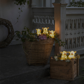 Konstsmide Kerstfiguur varken | Konstsmide | 13 cm | 5 stuks (5x8 leds, Acryl, Binnen/Buiten) 6232-103 K151001240 - 3