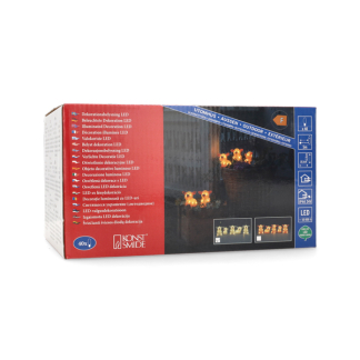 Konstsmide Kerstfiguur varken | Konstsmide | 13 cm | 5 stuks (5x8 leds, Acryl, Binnen/Buiten) 6232-103 K151001240 - 7