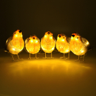 Konstsmide Kerstfiguur vogel | Konstsmide | 11 cm | 5 stuks (5x8 leds, Acryl, Binnen/Buiten) 6245-103 K151001241 - 5