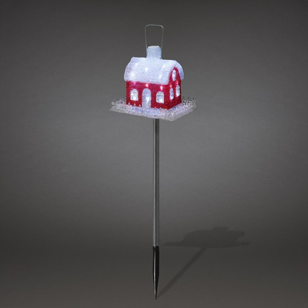 Konstsmide Kerstfiguur vogelhuisje | Konstsmide | 17 cm (32 leds, Timer, Binnen/Buiten) 6283-203 K150303744 - 3