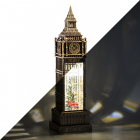 Kerstlantaarn Big Ben met Londens tafereel | Konstsmide | 38 cm (LED, Batterijen, USB, Timer)