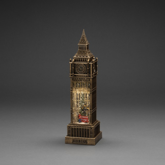 Konstsmide Kerstlantaarn Big Ben met Londens tafereel | Konstsmide | 38 cm (LED, Batterijen, USB, Timer) 4266-000 K150303761 - 