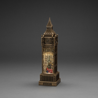 Konstsmide Kerstlantaarn Big Ben met Londens tafereel | Konstsmide | 38 cm (Led, Batterijen, USB, Timer) 4266-000 K150303761 - 2