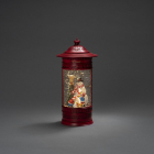 Konstsmide Kerstlantaarn brievenbus met sneeuwpop | Konstsmide | 26.5 cm (Led, Batterijen, USB, Timer) 4268-550 K150303758 - 2