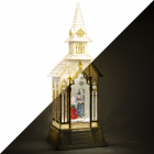 Konstsmide Kerstlantaarn kerk met koortje | Konstsmide | 33 cm (LED, Batterijen, Timer) 4366-200 K150302818 - 1