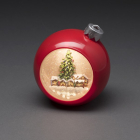 Konstsmide Kerstlantaarn kerstbal met huisjes | Konstsmide | 16.5 cm (LED, Batterijen, Timer) 4360-550 K150303752 - 2
