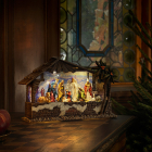 Konstsmide Kerstlantaarn kerststal | Konstsmide | 36.4 x 24.8 x 12.4 cm (Led, Batterijen, Timer) 4286-000 K151001251 - 3