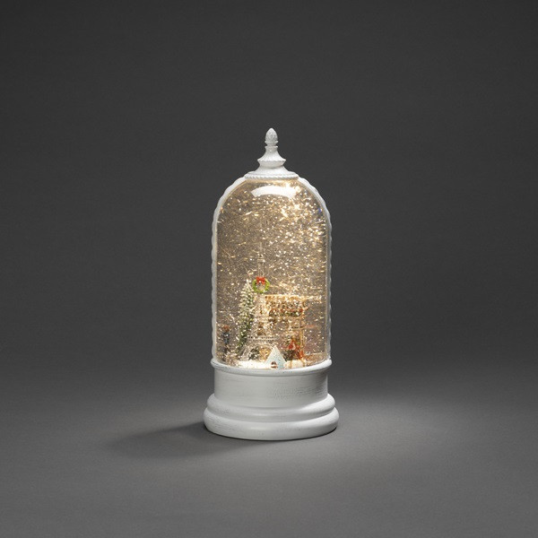 Konstsmide Kerstlantaarn met Parijs tafereel | Konstsmide | 27.2 cm (Led, Batterijen, USB, Timer) 4263-200 K150303751 - 2