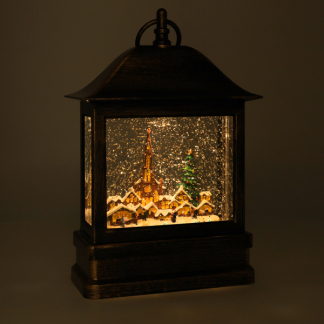 Konstsmide Kerstlantaarn met kerk | Konstsmide | 25 cm (Led, Batterijen/Netstroom, Timer) 4350-000 K151001248 - 5