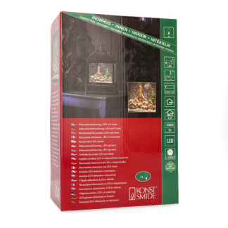 Konstsmide Kerstlantaarn met kerk | Konstsmide | 25 cm (Led, Batterijen/Netstroom, Timer) 4350-000 K151001248 - 7