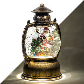 Konstsmide Kerstlantaarn met kerstman | Konstsmide | 20 cm (Led, Batterijen, Timer) 3497-000 K150303754 - 1