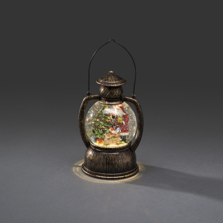 Konstsmide Kerstlantaarn met kerstman | Konstsmide | 20 cm (Led, Batterijen, Timer) 3497-000 K150303754 - 2
