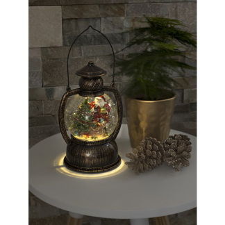 Konstsmide Kerstlantaarn met kerstman | Konstsmide | 20 cm (Led, Batterijen, Timer) 3497-000 K150303754 - 3