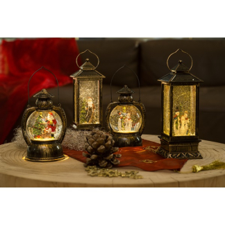 Konstsmide Kerstlantaarn met kerstman | Konstsmide | 20 cm (Led, Batterijen, Timer) 3497-000 K150303754 - 4