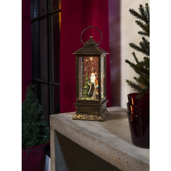 Konstsmide Kerstlantaarn met kerstman | Konstsmide | 27 cm (Led, Batterijen, Timer) 2888-000 K150302848 - 3
